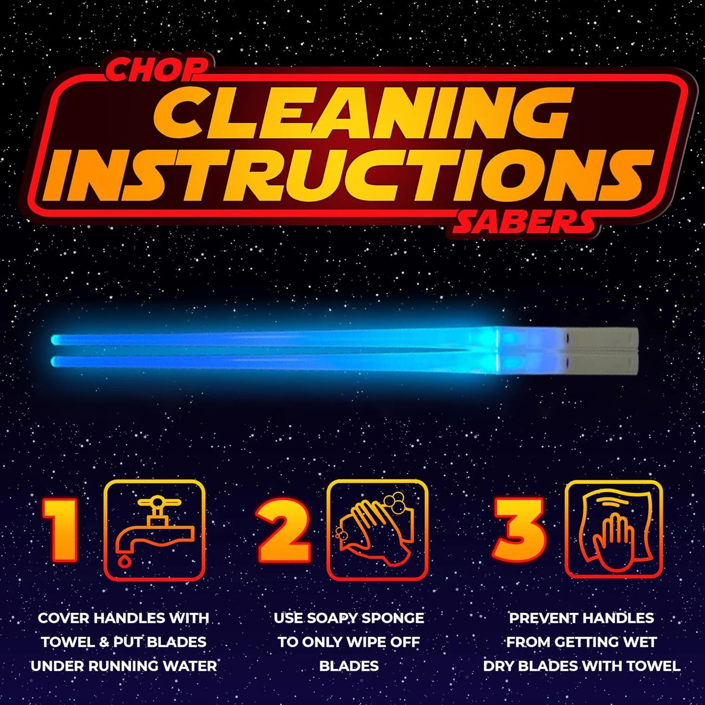 SaberSticks™ LED Lightsaber Chopsticks